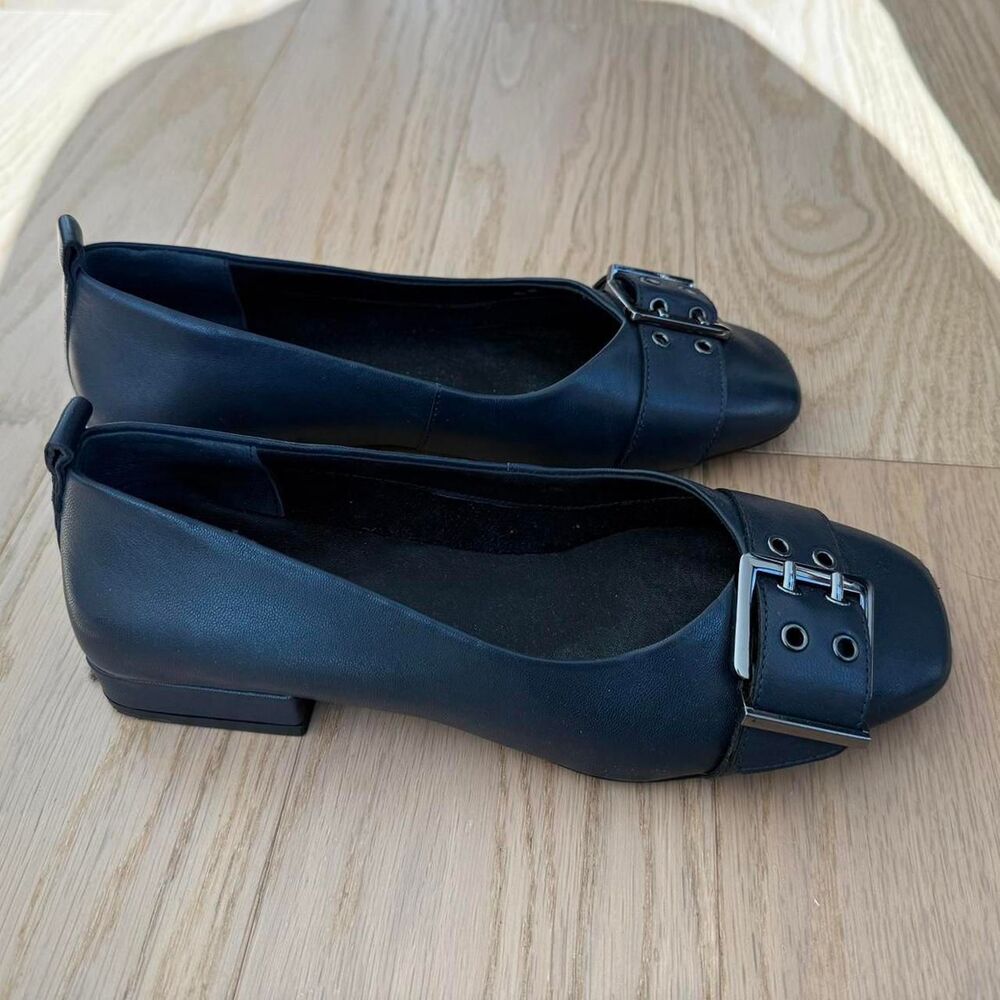 Seychelles Women's Black and Blue Ballet-shoes
